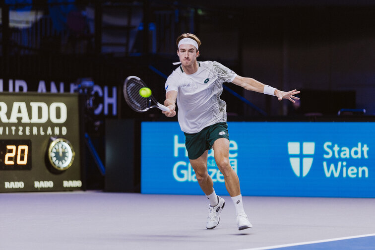 Lukas Neumayer während der Qualifikation der Erste Bank Open 2026