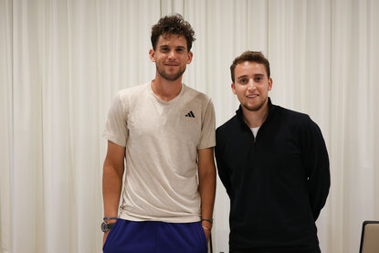 Dominic Thiem (l.) und Moritz Thiem Dominic Thiem (l.) und Moritz Thiem