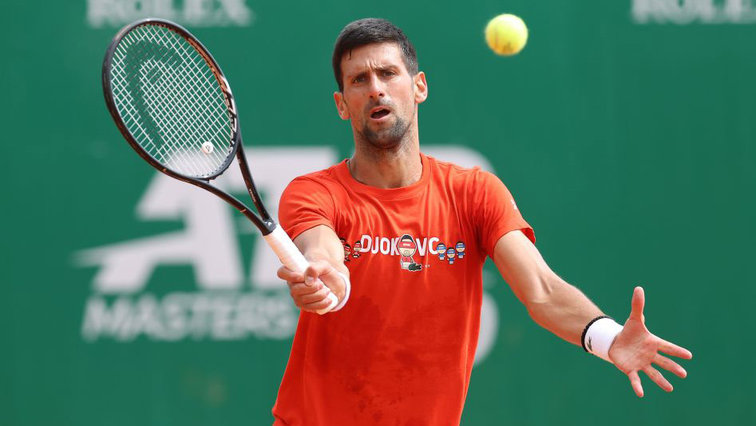 Novak Djokovic trained well in Monte Carlo