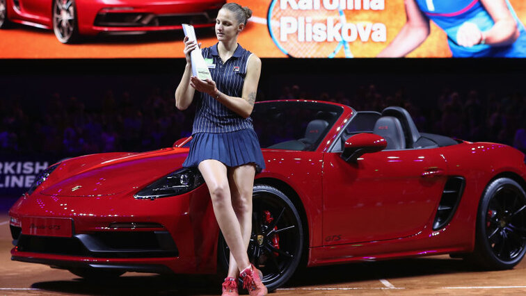 Karolina Pliskova hat 2018 in Stuttgart den Titel geholt Karolina Pliskova hat 2018 in Stuttgart den Titel geholt