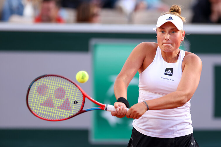 Nastasja Schunk gave Simona Halep a big fight at the French Open