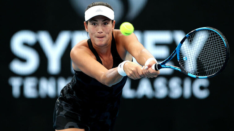 Garbine Muguruza am Mittwoch in Melbourne