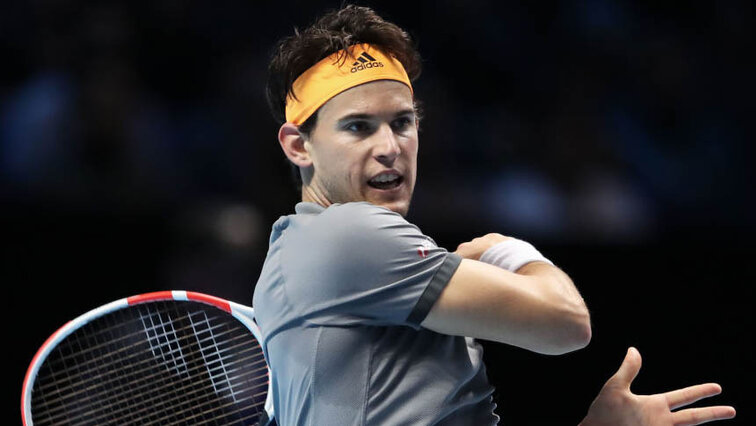 Dominic Thiem wartet auf seinen Gegner