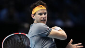 Dominic Thiem wartet auf seinen Gegner