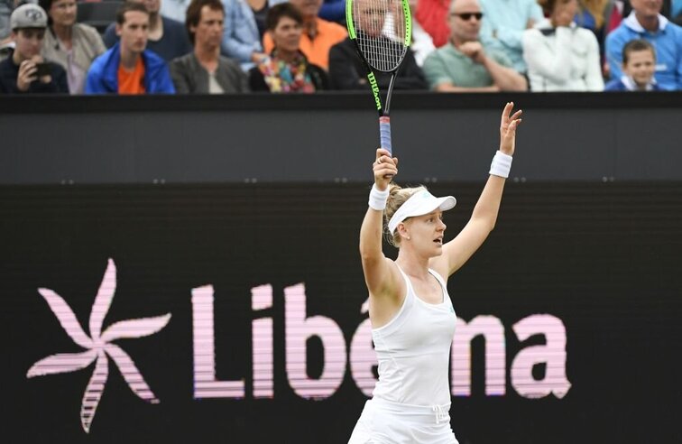 Alison Riske in 's-Hertogenbosch