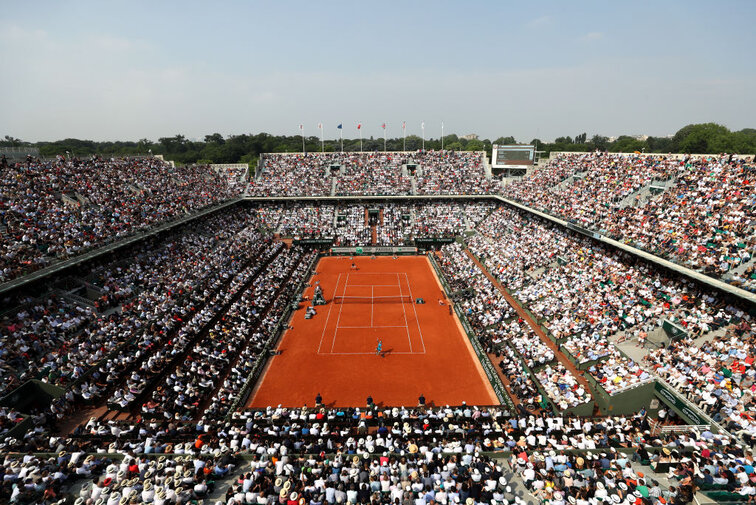 Der Court Philippe Chatrier bei den French Open