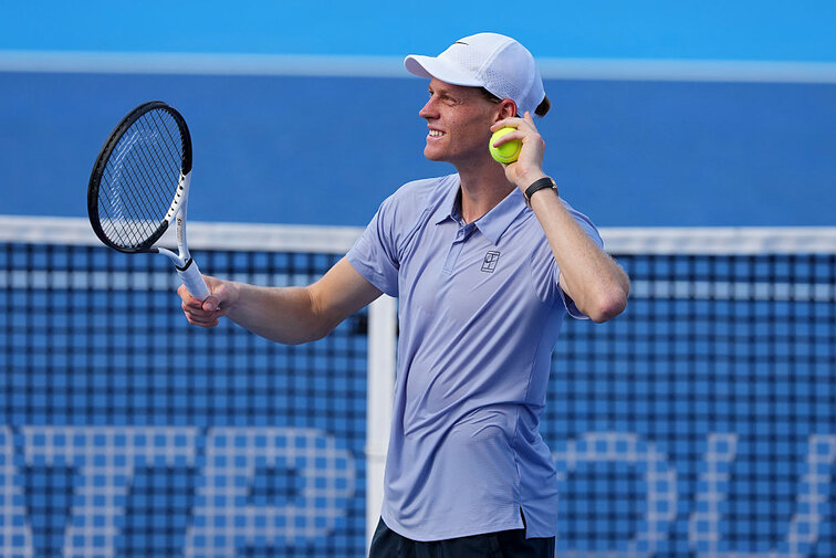 Jannik Sinner ließ sich an seinem 24. Geburtstag ordentlich feiern