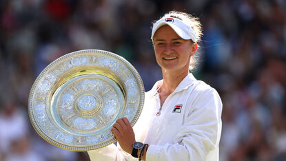 Grand-Slam-Titel Nummer zwei für Barbora Krejcikova. Grand-Slam-Titel Nummer zwei für Barbora Krejcikova.