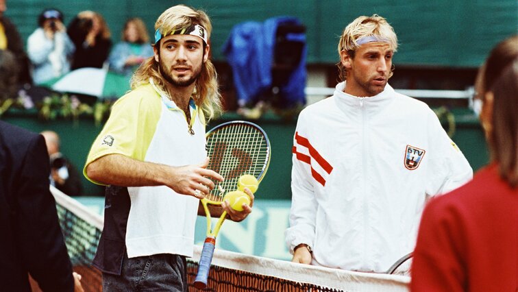 Wien, Praterstadion, 1990. Österreichische Tennisgeschichte. Wien, Praterstadion, 1990. Österreichische Tennisgeschichte.