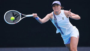 Das Outfit von Iga Swiatek war am Montag nicht immer funktional