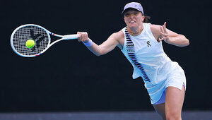 Das Outfit von Iga Swiatek war am Montag nicht immer funktional