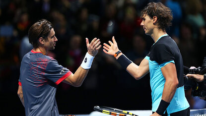 Da waren sie noch Rivalen: David Ferrer und Rafael Nadal bei den ATP Finals 2017 Da waren sie noch Rivalen: David Ferrer und Rafael Nadal bei den ATP Finals 2017