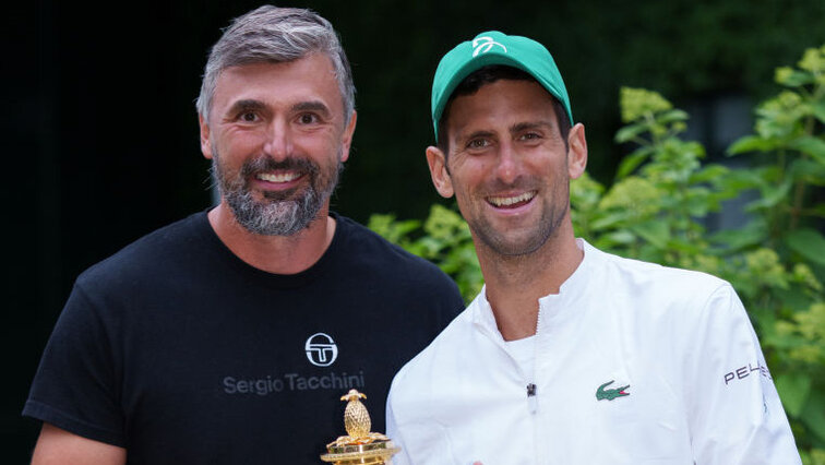 A winning combination: Goran Ivanisevic and Novak Djokovic