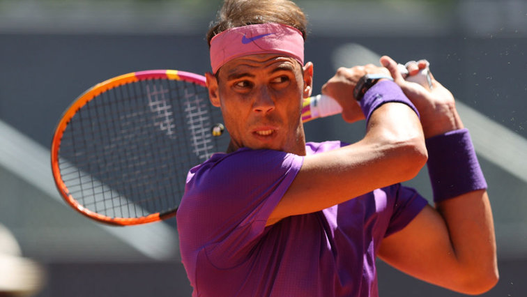 Rafael Nadal didn't have any problems in Madrid on Thursday