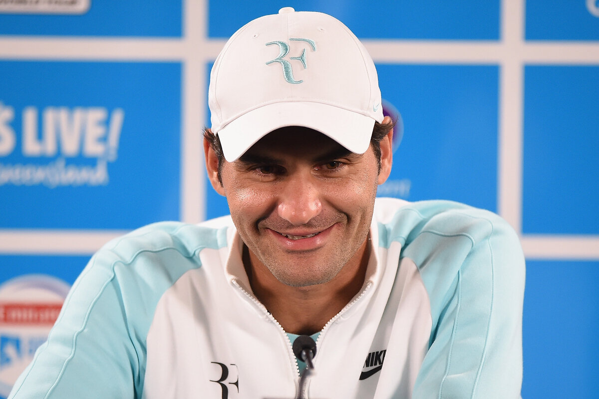 Roger federer logo hat discount