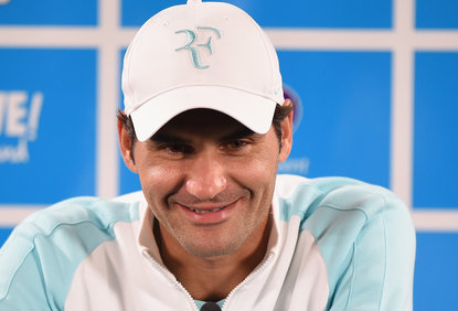 Roger Federer has his \