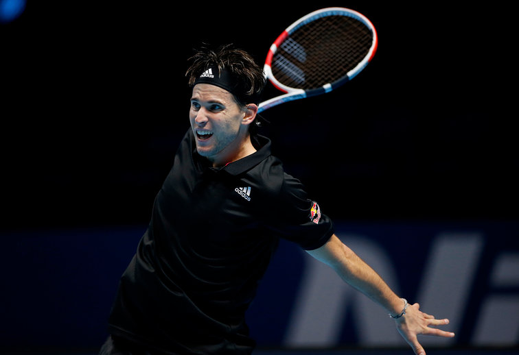 Dominic Thiem at the ATP Finals in London