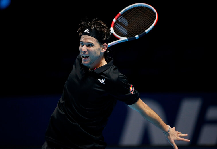 Dominic Thiem bei den ATP Finals in London