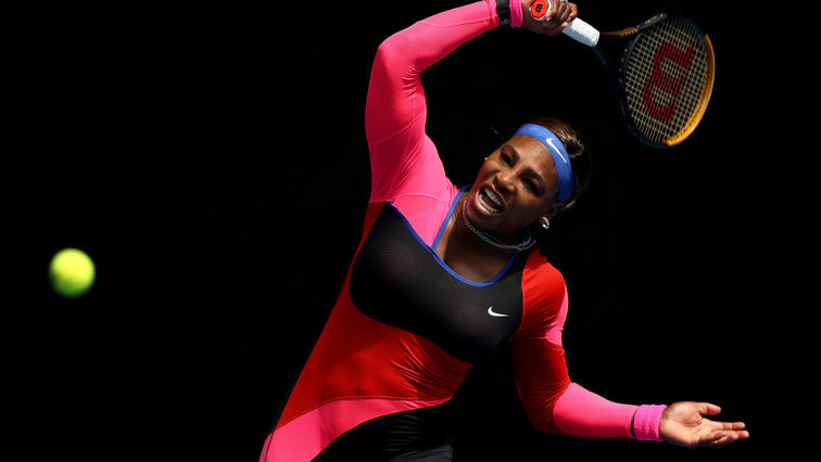 Serena Williams on Sunday in Melbourne