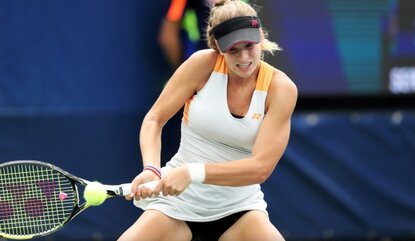 Irina Cantos Siemers stand 2016 im Juniorenfeld der US Open