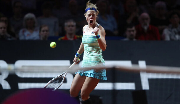 Laura Siegemund sorgt in Stuttgart immer für Stimmung