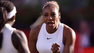 Serena Williams am Dienstag im Londoner Queen´s Club