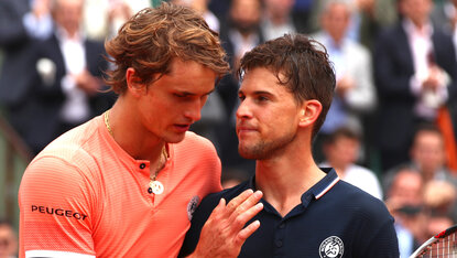 2018 in Paris hatte Thiem die Nase vorne 2018 in Paris hatte Thiem die Nase vorne