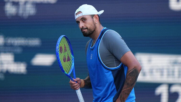 Nick Kyrgios darf sich nach fast zweieinhalb mal wieder über einen Toursieg freuen. Nick Kyrgios darf sich nach fast zweieinhalb mal wieder über einen Toursieg freuen.