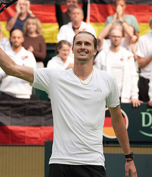 Alexander Zverev wird das deutsche Team in Bologna anführen