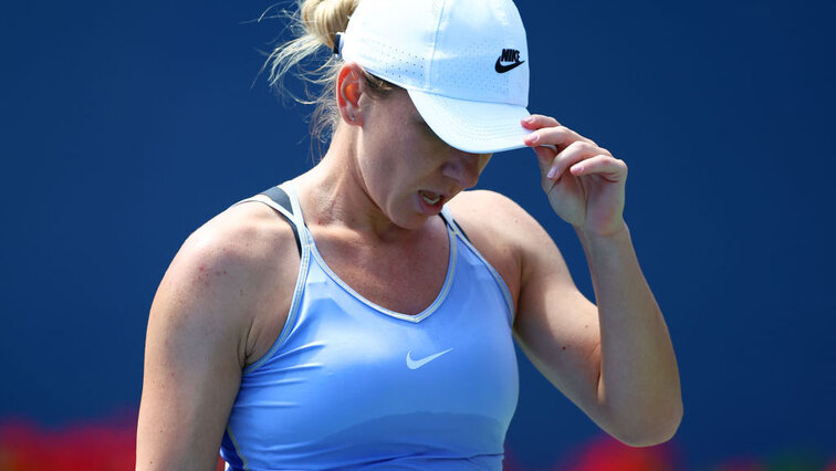 Simona Halep hat eine lange Sperre aufgebrummt bekommen Simona Halep hat eine lange Sperre aufgebrummt bekommen