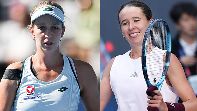 Sinja Kraus und Nikola Bartunkova spielen heute um einen Platz im Peking-Viertelfinale