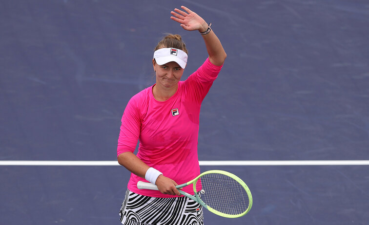 Barbora Krejcikova steht in Indian Wells im Achtelfinale Barbora Krejcikova steht in Indian Wells im Achtelfinale