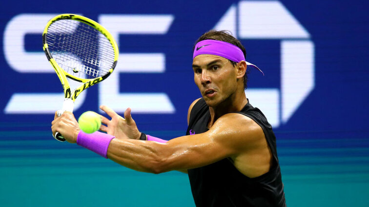 Rafael Nadal had no problems on lap one