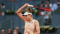 Elena Rybakina spielt am Samstag in Straßburg um den Titel.