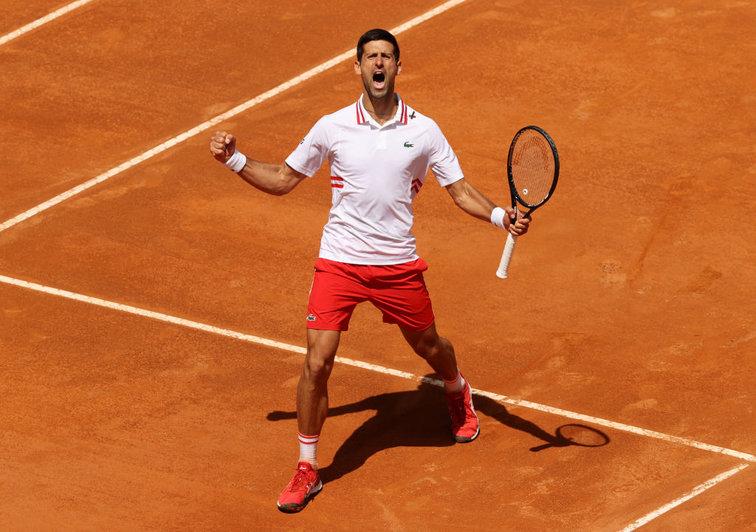 Novak Djokovic at the ATP Masters 1000 tournament in Rome