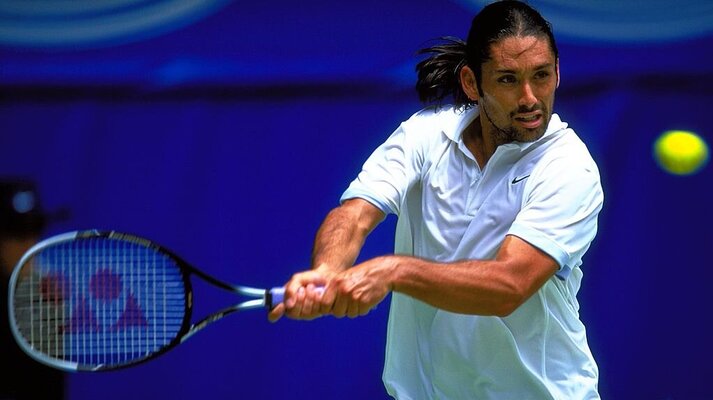 Auch Marcelo Rios, der ohne Grand-Slam-Titel 1998 die Nummer eins der Welt wurde, vertraute auf Yonex.