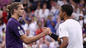 Alexander Zverev und Félix Auger-Aliassime zuletzt bei den US Open 2025