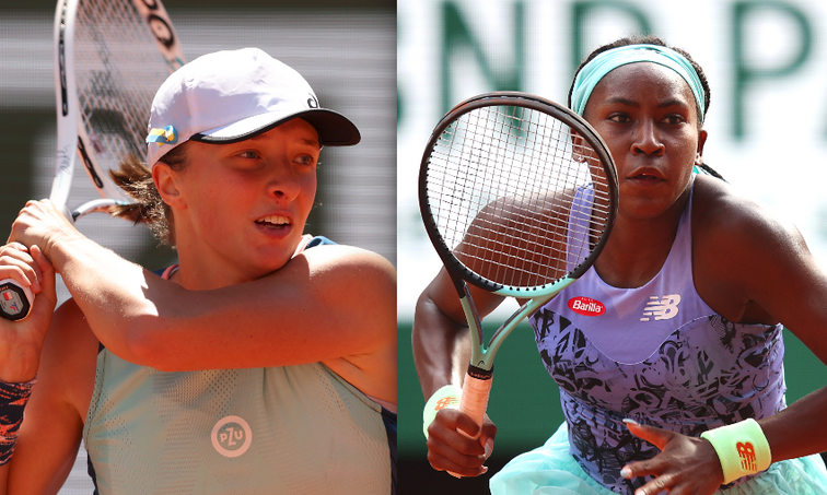 Iga Swiatek, Cori Gauff Iga Swiatek, Cori Gauff