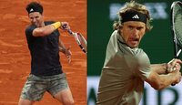 Dominic Thiem und Alexander Zverev schlagen ab Montag in München auf Dominic Thiem und Alexander Zverev schlagen ab Montag in München auf