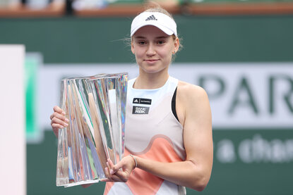 Elena Rybakina hat in Indian Wells den Titel gewonnen