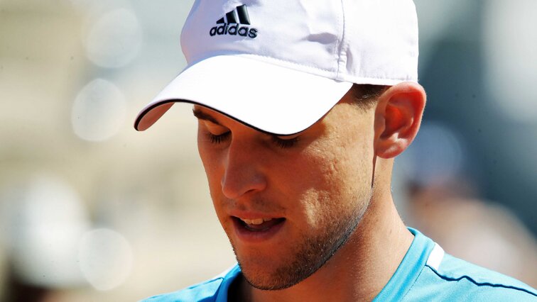 Dominic Thiem war nicht amused Dominic Thiem was not amused