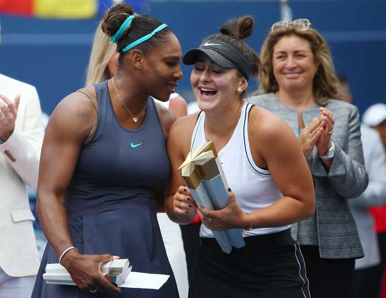 Serena Williams und Bianca Andreescu Serena Williams und Bianca Andreescu