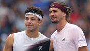 Alexander Zverev könnte im Halbfinale auf Ben Shelton treffen