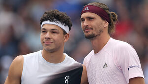 Alexander Zverev könnte im Halbfinale auf Ben Shelton treffen