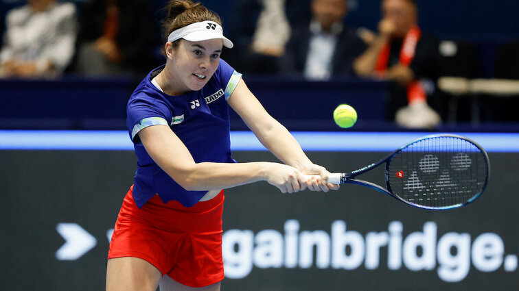 Linda Noskova hat für die Tschechische Republik einen Punkt erkämpft Linda Noskova earned a point for the Czech Republic