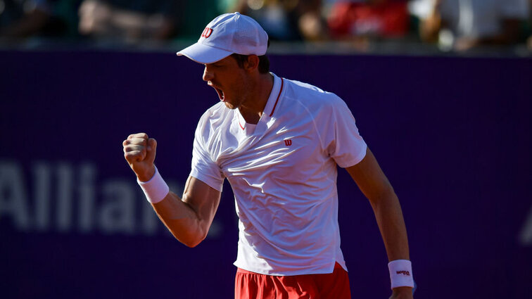 Nicolas Jarry hat für seinen Erstrundenerfolg in Rio viel Energie aufwenden müssen. Nicolas Jarry hat für seinen Erstrundenerfolg in Rio viel Energie aufwenden müssen.