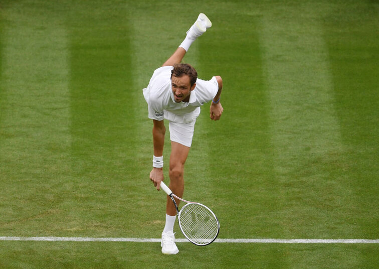 Daniil Medvedev at Wimbledon