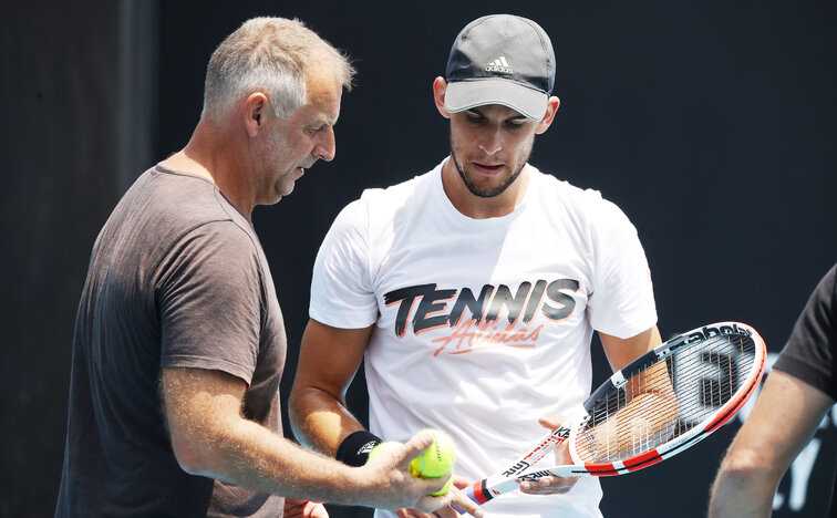 Dominic Thiem and Tomas Muster