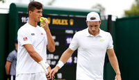 Alexander Erler und Lucas Miedler am Sonntag in Wimbledon
