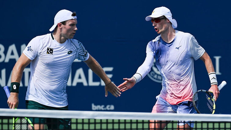 Lucas Miedler und Marc Polmans stehen bei den US Open 2026 in Runde zwei
